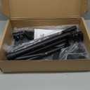 Decosis Projector Stand Tripod Adjustable, Laptop Height from 23.5 to 46.5 inches with Gooseneck Phone Holder, Floor for Office, Home, Stage, Studio, DJ Racks Holder Mount, 23.5inch46.5inch