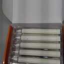 PChero 10 PCS Window Candles with Dusk to Dawn Sensor, 7.2" Flameless Taper Candles Battery Operated with Black Holders, LED Candle Sticks Christmas Window Lights for Home Christmas Holiday Decor