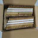 Pasimy 1000 Per Box 2-1/2 x 0.120 Inch Framing Nails 21 EG Degree Smooth Shank Plastic Collated Galvanized Full Round Head Framing Nails