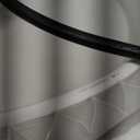 VONLUCE Semi Flush Mount Ceiling Light, 12.2" Ceiling Light Fixture with Pleated Shade, 2-Light Modern Drum Light Fixture for Bedroom Living Room Entryway Hallway, White Shade & Bronze Finish