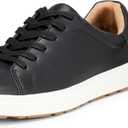 Amazon Essentials Unisex Kids' Low Top Classic Sneakers for Boys and Girls (2 Little Kid, Black)