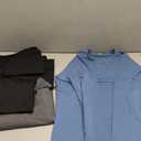 5 Pack Women's Compression Shirt Long Sleeve Workout Tops Athletic Baselayer Quick Dry Gym Yoga Running T-Shirt (X-Large, 3black+grey+blue)