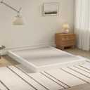 Box Spring for Queen Bed 4 Inch - Heavy Duty Metal Mattress Foundation with Easy Clean Cover,Metal Low Profile Queen Box Spring Only,Noise Free,Easy Assembly