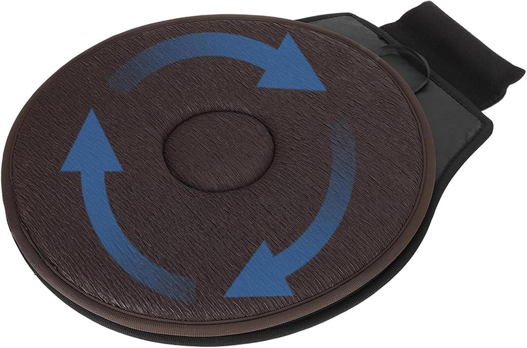Swivel Seat Cushion 360 Degree Pivot Disc for Easy Transfer Cushion Portable Rotating Car Cushion Non Slip Car Mat Protector for Pregnant Women Elderly