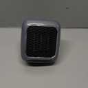 Ontel Handy Heater Turbo Wall Outlet Plug In Heater  Portable Indoor Ceramic Space Heater w/Adjustable Thermostat, 12-Hour Timer, Auto Shut Off, Quiet  Plug In Wall for Office, Bedroom, Camping