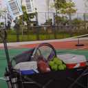Mac Sports Collapsible Folding Outdoor Utility Wagon, Black