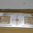 OHLECTRIC 24-Pack New Construction Recessed Light Mounting Plates, Flat Steel Rough-in Brackets - Symmetric Round Holes w/Multiple Cutouts 2” til 6” Adjustable Panel for LED Wafer & Recessed Lighting