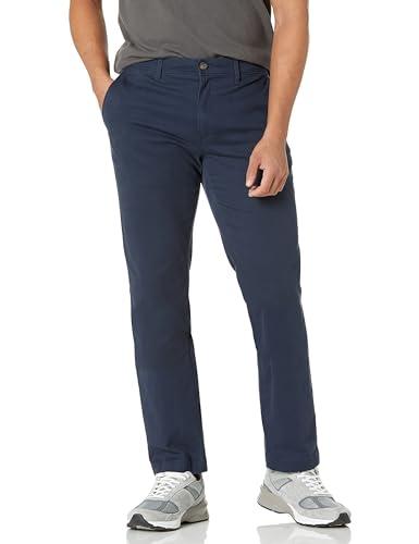 Amazon Essentials Men's Slim-Fit Casual Stretch Chino Pant, Dark Navy, 34W x 31L