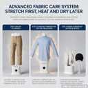 Automatic Ironing Machine,Hot Air Garment Dryer,Hands-Free Wrinkle Remover for Shirts & Pants,No Iron & Ironing Board,Portable with Remote Control,Fits S–3XL,Ideal for Apartments,Travel & Small Spaces