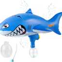 Water Guns for Kids Large Outdoor Water Toy Gun for Swimming Pool Beach Inflatable Squirt Gun for 3 Years Old and up (Shark)