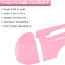 E-cowlboy Door Handle Inserts Cover Trim+Tailgate Handle Cover for 2018-2025 Jeep Wrangler JL JLU Sports Sahara Freedom Rubicon Unlimited Gladiator JT 2-Door & 4-Door Exterior Accessories (Pink 5PCS)
