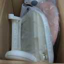 KB 3-in-1 Foldable Baby High Chair | 7 Height & 4 Recline Adjustable | Removable Seat & Tray for Easy Clean | 2 Locking Wheels | Multifunctional Infant High chairs for Babies and Toddlers Girl (Pink)