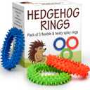 Pick A Toy Fidget Ring and Sensory Toy 3 Pack Soft, Flexible Rubber Rings with Textured Spikes, Fun and Tactile Fidget Bracelets for Kids, Teens, and Adults