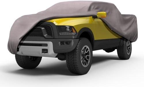 Seal Skin Covers Outdoor Truck Cover, Heavy-Duty PEVA with Cotton Layer, Waterproof, Snowproof, UV Protection, Windproof, Universal Fit (190"-207" L)