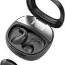 Sleep Earbuds, Innovative Sleep Mode, Noise Cancelling Headphones, Comfortable Side Sleeping, Not in The Ear, Long-Term Use Without Itching or Pain (Obsidian Black)