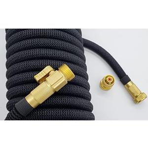 Garden Hose 50FT  Expandable Hose, Solid Brass Nozzle