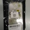 for iPhone 17 Clear Case with Pressed Real Flowers Design,Glitter Cute White Floral Pattern Slim Soft TPU Protective Women Girl's Phone Cover for iPhone 17