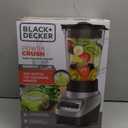 BLACK+DECKER PowerCrush Multi-Function Blender with 6-Cup Glass Jar, 4 Speed Settings, Silver