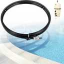 Upgrade 190003 Tension Control Clamp Kit and Spa Filter, Compatible with Pentair FNS Plus, Clean & Clear Plus, Quad DE Filters Steel Pool Filter Pumps, 23-1/4" Length