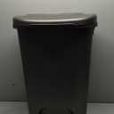 Rubbermaid Classic 13 Gallon Premium Step-On Trash Can with Lid and Stainless-Steel Pedal, Bronze Waste Bin for Kitchen/Home/Garage/Office
