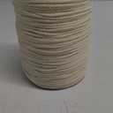 Braided Macrame Cord 4mm x 172 Yard, Beige Color, Natural Braided Cotton Cord, Braided Rope for Crafts, Drawstring Cord, Casing Shape, Natural Macrame Supplies for Plant Hanger Wall Hanging