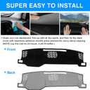 Autorder Dashboard Cover Mat for Toyota 4Runner 2025 2026 / Toyota Tacoma 2024 2025 2026 Accessories Dash Cover Upgrade Velvet Dash Mat Sunshade Glare UV Rays Protector