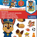 Paw Patrol Mailbox is fun for Valentines day, Create Your Own Mailbox Kit, Pack of 3