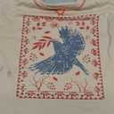 Women's Graphic Boho Short Sleeve Tee Tops Crewneck Loose Fit T Shirts Streetwear (Medium)