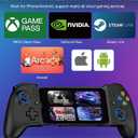 LIFUFUTEE Mobile Gaming Controller for iPhone/Android, Wireless Phone Controller with Hall Joysticks/Triggers, Mobile Controller Support Phone Case for Xbox Game Pass, Steam Link & More, Black