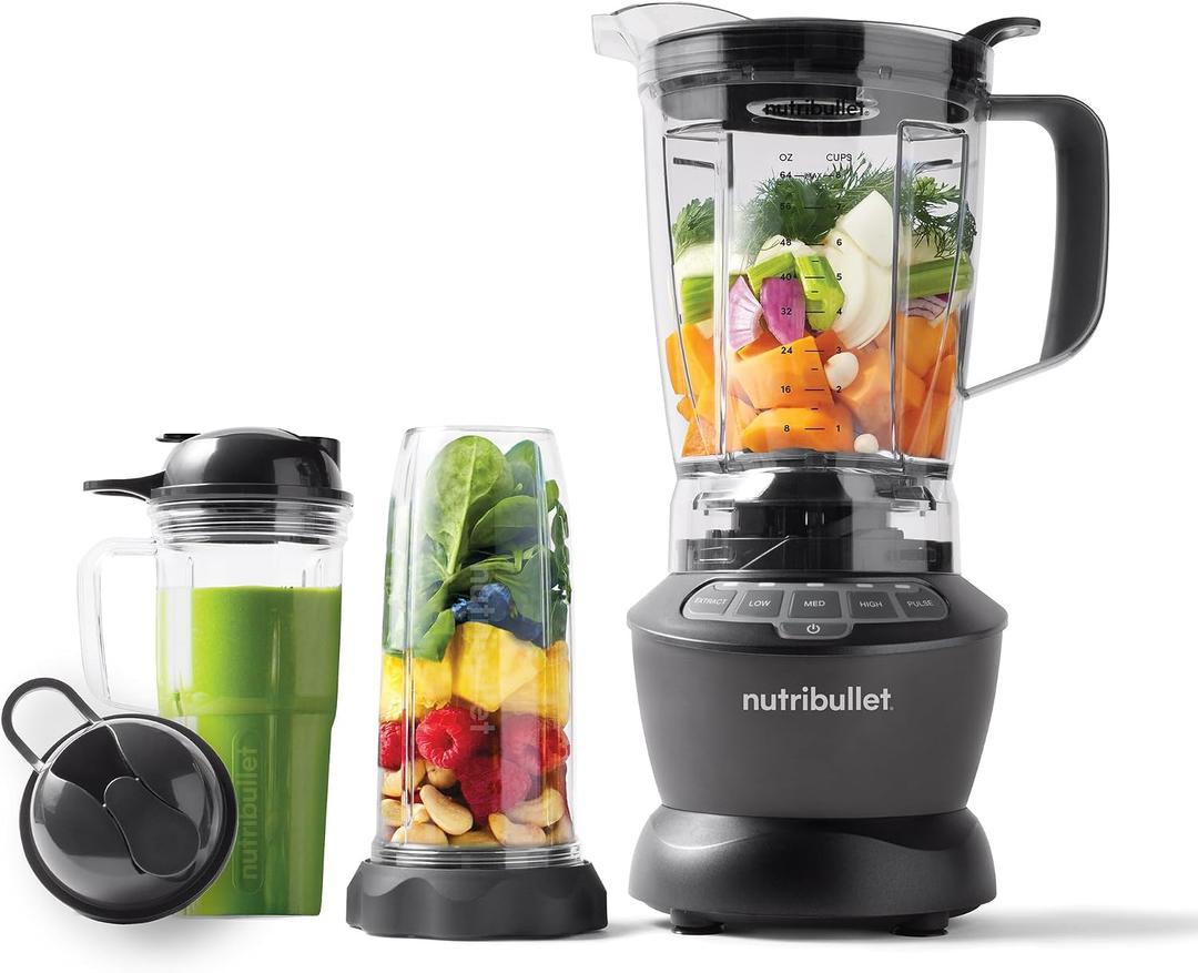 nutribullet Full-Size Blender Combo 1200W NBF50500 - Dark Gray