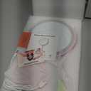 Lighted Makeup Mirror, 3000 mAh Rechargeable Double Sided Magnifying Vanity Mirror with 3 Colors, 1x/10x, 360 Rotation , Brightness Adjustable Magnification Cosmetic Light up Mirror, Women Gift (Pink)