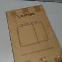 LOZOVIN 16"*11" Double Sided Stainless Steel/Wheat Straw Cutting Board, Separate Surfaces for Meat & Veggies,Non Toxic Chopping Board for Kitchen,Dishwasher Safe, Scratch Resistant Mesh Design,White