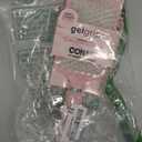 Conair Gel Grips Paddle Brush, Size B, Pink & White, 1 Count