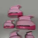 BearBoss 5 Pcs Craft Hole Punch, Handmade Scrapbook Paper Puncher, Different Size of Scrapbooking Punches Crafting Designs for Office Supplies, Card Making, DIY Albums Photos, Pink Color (Circle)