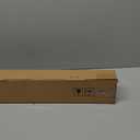 KAMANINA Bay Window Curtain Rods, Telescoping Splicing Curtain Rods for Bay Windows 32 to 86 Inch(Center Rod), Silver drapery Rods 32 to 58 Inch(Side Rods), Netted Texture Ends