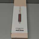 Infrared Thermal Brush 1.65”, 100M Negative Ions 2-in-1 Curling & Straightening Round Brush, 6 Heat Settings, Dual Voltage Styler, Lightweight & Quiet, Auto Shut-Off, Elegant Gift Box for Women Pink