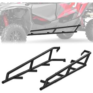Nerf Bars Rock Sliders for Honda Talon 1000, Heavy Duty Combined Side Bumper, Off-Road Protection Side Steps Tree Kicker for Honda Talon 1000X-4 1000XS-4 1000R-4 2020-2025 Accessories(4 Seat)