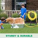 TomCare Garden Hose Holder Upgraded Heavy Duty Metal Water Hose Holder Holds 160 FT Hoses Sturdy Hose Reel Freestanding Outdoor Hoses Storage Hanger for Outside Yard Lawn