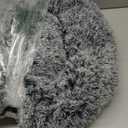 Comfort Donut Dog Bed for Small Dogs, Cat Bed & Pet Bed for Indoor Use, Medium Size with Soft Plush, Round Dog Beds for Large Dogs and Cats (Gray, 32''Lx32''Wx8''Th)