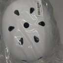 OUWOR Youth Skateboard Bike Helmet for Boy and Girl, Lightweight Adjustable, Multi-Sport for Bicycle Skate Scooter (White, Medium)