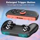 GammeefyPro for Switch 2 Joy-Con Grip (2025), Switch 2 Controller Grips for Nintendo Switch 2 Joy-Con, Ergonomic Anti-Slip Hand Grip, Switch 2 Comfort Accessories, 2 Pack (Black)