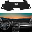 Dashboard Cover Mat Custom Fit for Toyota Camry 2012-2017 Dash Cover Nonslip Dash Mat Protector Sunshade No Glare Black