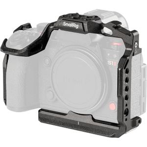 SmallRig Camera Cage for Panasonic S1R II/S1 II/S1 IIE/G9 II / S5 II / S5 IIX, Built in Quick Release Plate for Arca-Swiss, Cold Shoe Mount, Strap Slots, 1/4''-20 & 3/8''-16 Threaded Holes - 5502