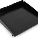 Stanbroil 17 Inch Flat Top Griddle Replacement Top for Blackstone 17" Tabletop Griddle Station, Ceramic Coated Steel Griddle Top Replacement with Rear Grease System, Black