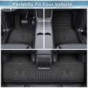 Mixsuper Floor mat for Kia Carnival MPV 2022-2026 8 Seats(Not for Hybrid or Prestige Models),All Weather TPE Floor Liners Protection for Carnival Accessories,1 Row Anti-Slip Car Mats, Black