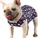 Dog Surgery Suit Female Spay Recovery Suit for Dogs Surgical Recovery Suit for Female Dog Neuter Recovery Suit Male Dogs Onesie for Surgery Fits Small Medium Dog Love/Flower/Small