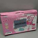 Baby Doll Stroller Set with 12.5" Doll, Baby Dining Table, Backpack with Carrier, 21 PCS Baby Doll Accessories Stroller Toys, 2 Sets Doll Clothes, Feeding Set Girls Toddlers Gifts for Pretend Play