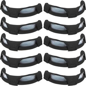 10Pcs Hard Hat Sweatband Washable Cotton Hardhat Liner Reusable Hardhat Accessories Air Cushion Sweatband