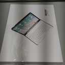 kenke for iPad 11/10th Gen Case with Keyboard 11/10.9 inch 2025 A16/2022, Detachable Wireless Bluetooth with Right Side Pencil Holder, Backlit Black Square Keycaps (Black)