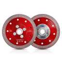 Casaverde 4.5 Inch Diamond Porcelain Saw Blades Tiles Blades with Arbor 5/8-11 Flange for Porcelain Tile Granite Marbles (F-SX-4.5)